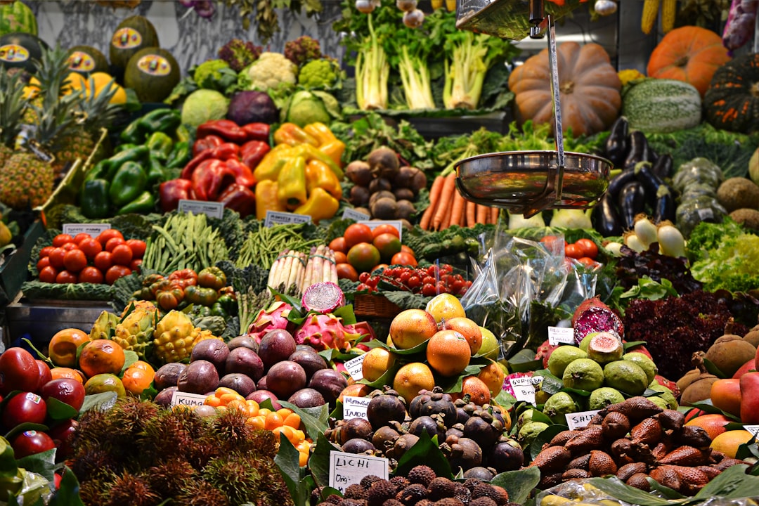 assorted fruits at the market assorted fruits at the market
