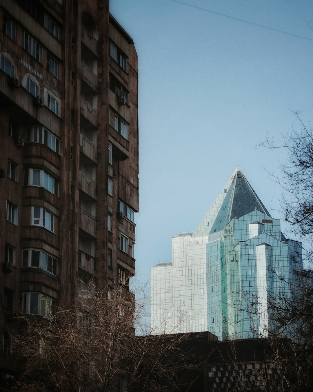 a very tall building next to a very tall building a very tall building next to a very tall building